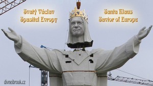 Diwous - obří socha, Václav Klaus - spasitel Evropy, Ježíš, Polsko, Česká republika, největší na světě, vtip, humor, largest Jesus statue, nejvyšší, Santa Claus, World’s tallest