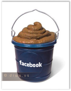Diwous - Facebook, kýbl, sračky, hovna, kbelík, vtip, humor, bucket, shit