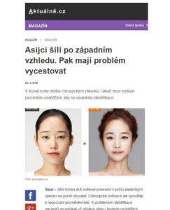 Diwous - Asiaté, identifikace, Jižní Korea, módní trend, plastická operace, plastika obličeje