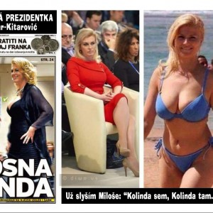 Chorvatská prezidentka     