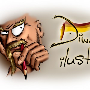 Diwous – ilustrátor (logo stránky)