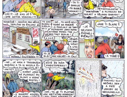 komiks Rychlé Džípy – originál – díl 25 – První jarní švih