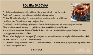 Diwous - Polská bábovka - recept, humor, kauza, polská bábovka, polské potraviny, posypová sůl, recept, vtip